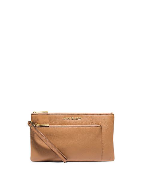 Riley Large Leather Wristlet 